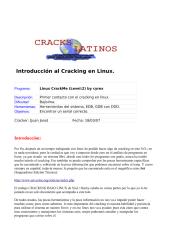 Introduccion al Cracking en Linux 01 - Introduccion.pdf