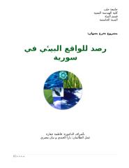رصد الواقع البيئي في سورية 2008.docx