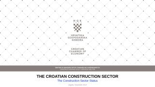 THE CROATIAN CONSTRUCTION SECTOR 2019.pptx